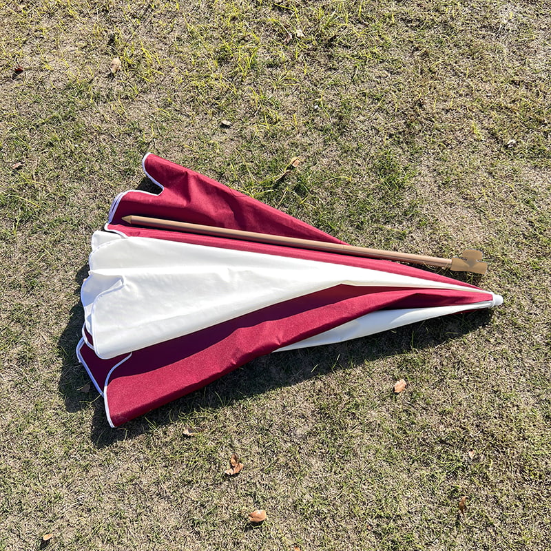 Cadre en fibre 2M, tige en aluminium léger, parasol ordinaire.