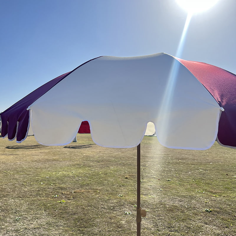 Cadre en fibre 2M, tige en aluminium léger, parasol ordinaire.