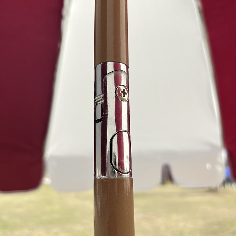 Cadre en fibre 2M, tige en aluminium léger, parasol ordinaire.