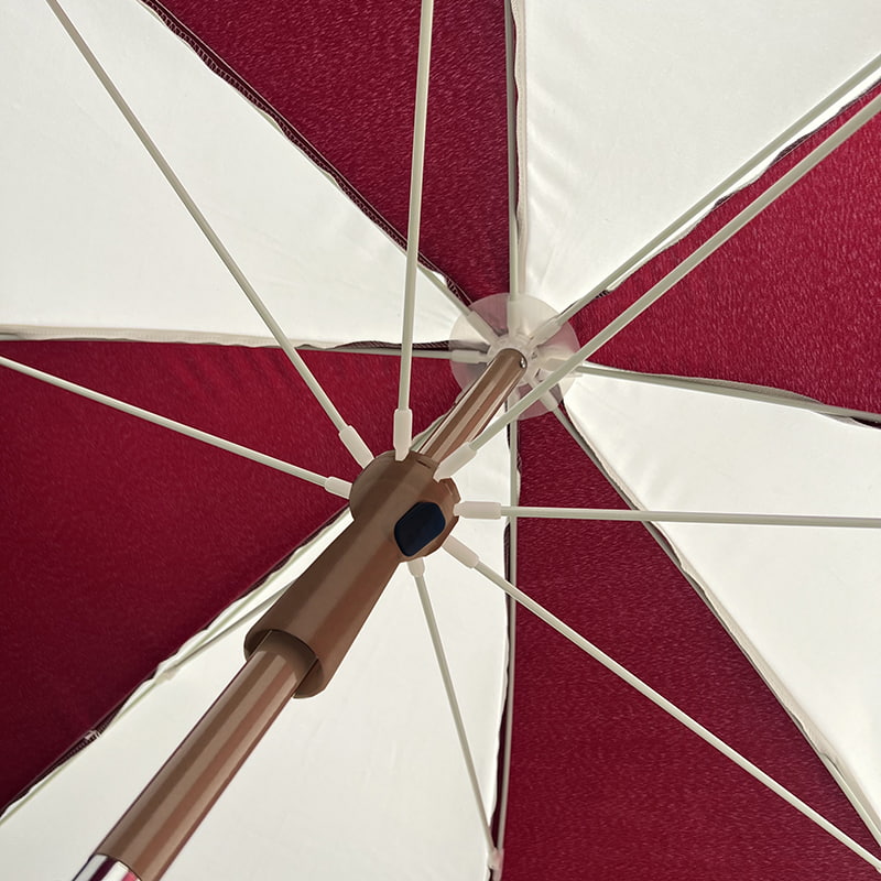 Cadre en fibre 2M, tige en aluminium léger, parasol ordinaire.