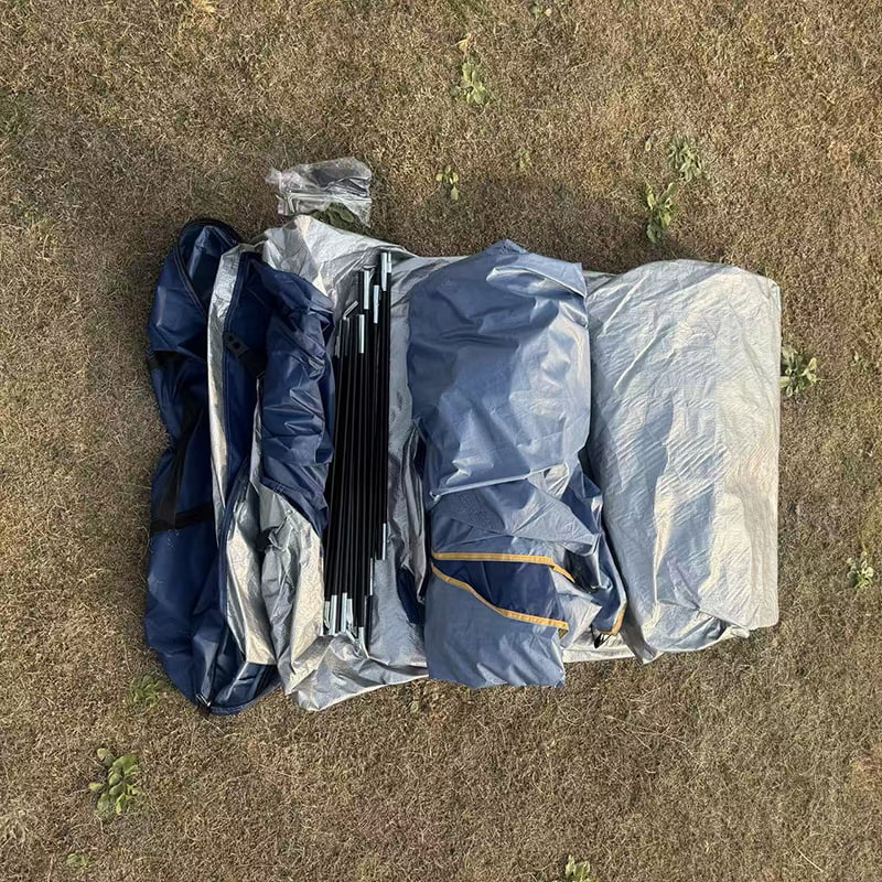 Tente de camping en forme de dôme facile à installer pour 3/4/6/8 personnes