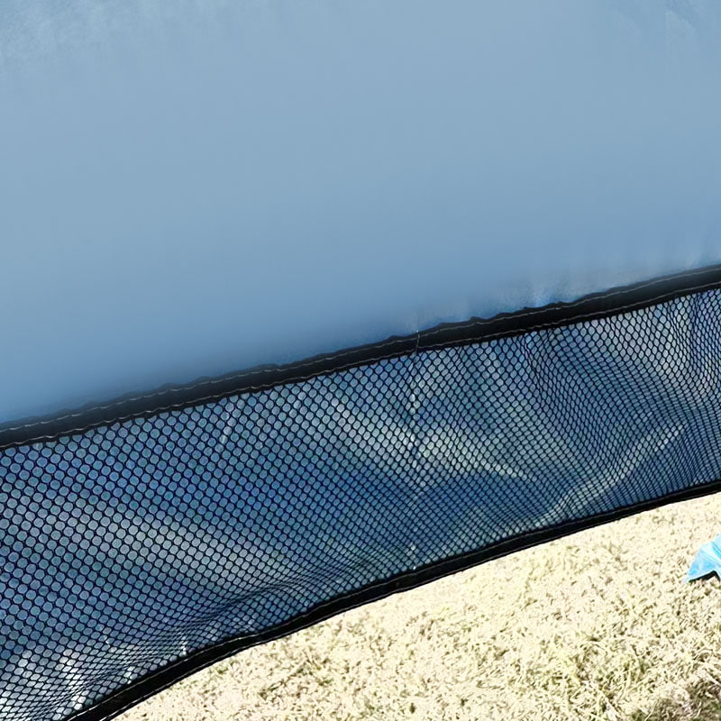 Tente de camping de plage extérieure avec tapis de sol intégré