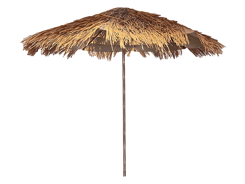 Parasol de terrasse en paille de 3 mètres