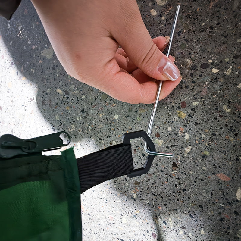 Parapluie à baldaquin vert militaire de 2,2 M