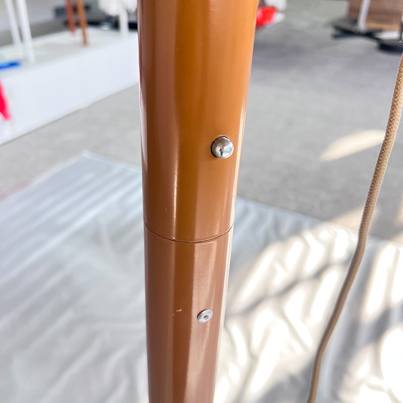 Parasol de terrasse en paille de 3 mètres