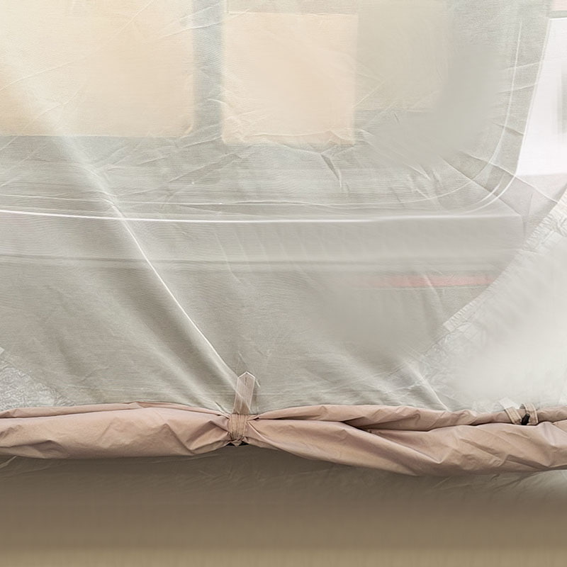 Tente de camping double couche en plein air qui se connecte à l'arrière d'un véhicule