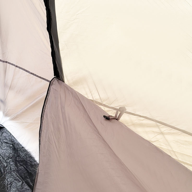Tente de camping double couche en plein air qui se connecte à l'arrière d'un véhicule