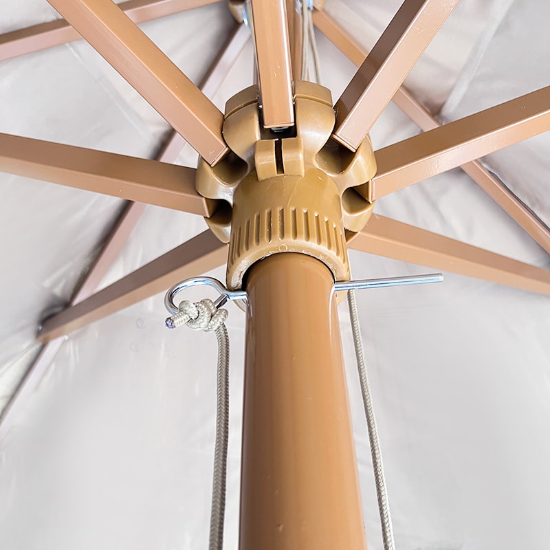 Parasol de terrasse en paille de 3 mètres