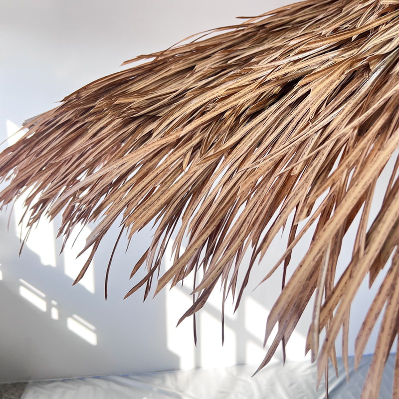 Parasol de terrasse en paille de 3 mètres