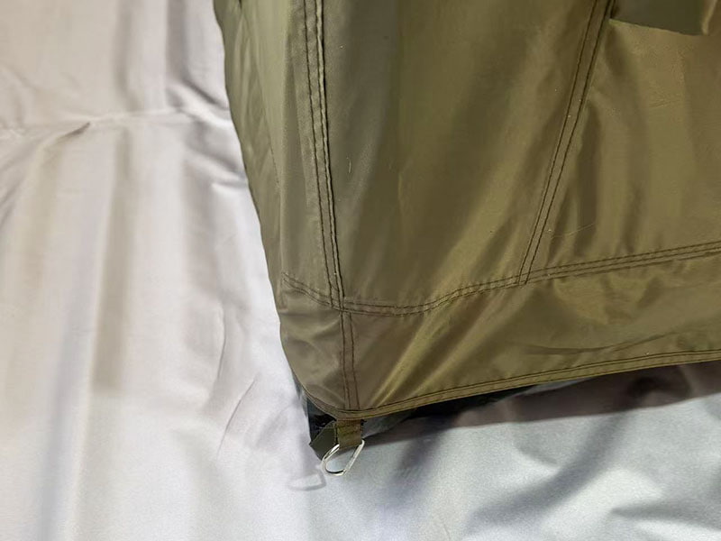 Tente de camping gonflable verte militaire de petite taille
