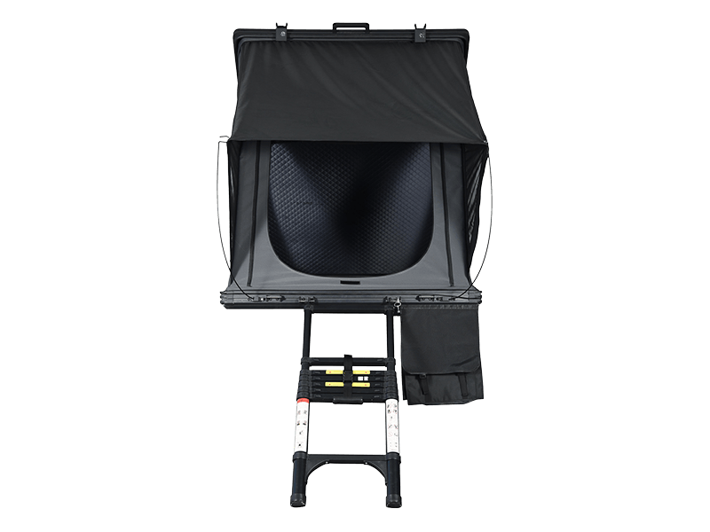 Tente de camping sur le toit avec échelle Tente de camping sur le toit avec échelle