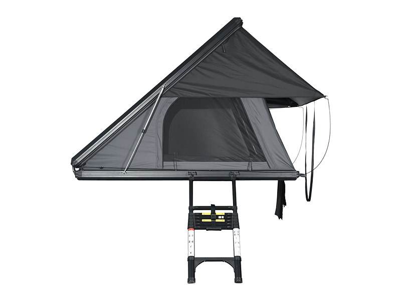 Tente de camping sur le toit avec échelle Tente de camping sur le toit avec échelle