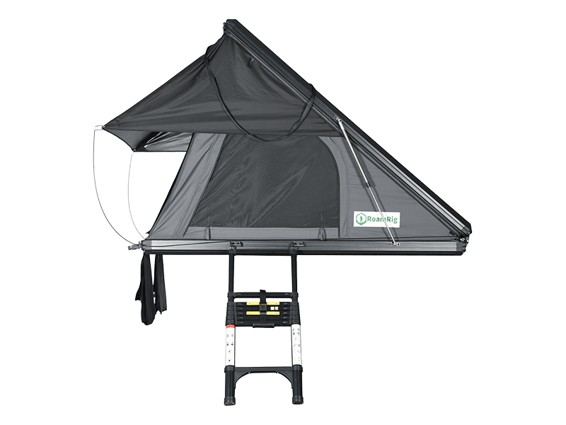 Tente de camping sur le toit avec échelle Tente de camping sur le toit avec échelle
