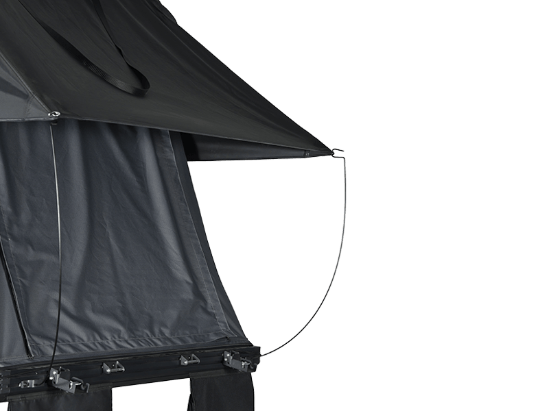 Tente de camping sur le toit avec échelle Tente de camping sur le toit avec échelle