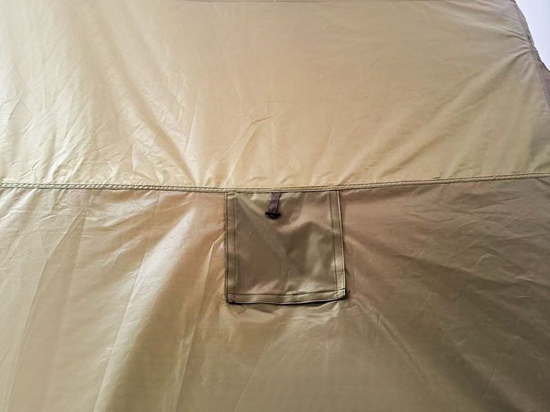 Tente de camping gonflable verte militaire de petite taille
