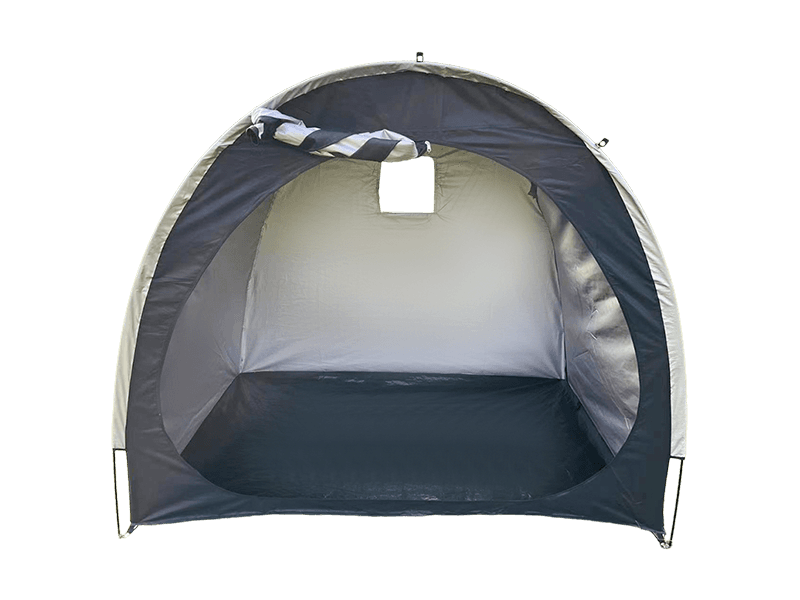Tente de rangement anti-pluie pour vélo à double porte