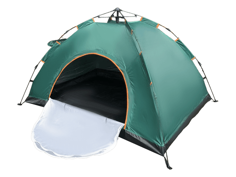 Tente pseudo-double couche portable entièrement automatique pour l'extérieur