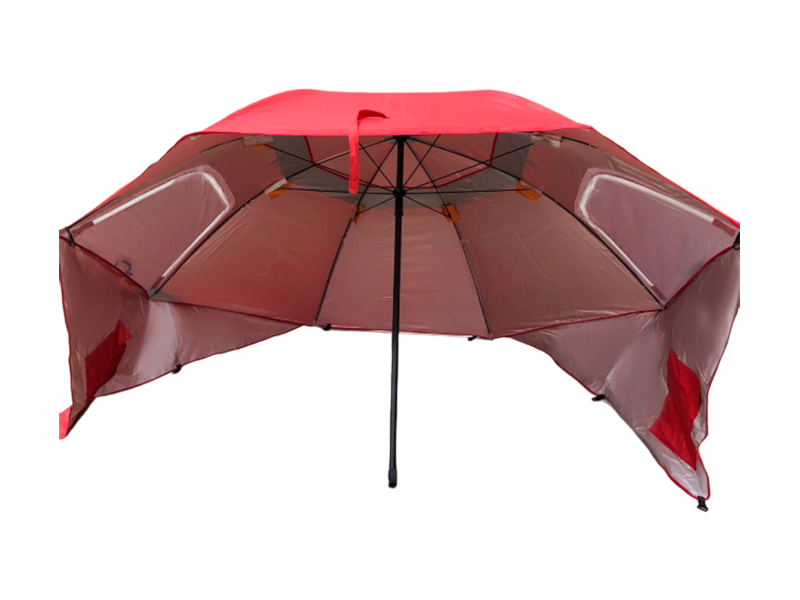 Parapluie portatif extérieur de bande argentée d'Oxford de 2,4 M
