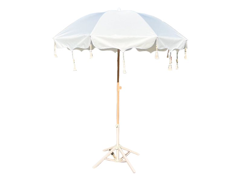 Parapluie à pampilles à pendentif rétro tendance pour une utilisation en extérieur