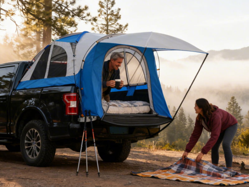 Tente de pêche et de camping pour lit de camionnette Tente de pêche et de camping pour lit de camionnette
