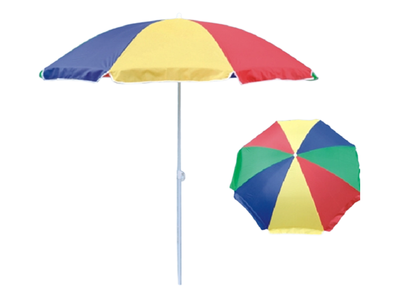 Parasol extérieur de plage de polyester de 85cm