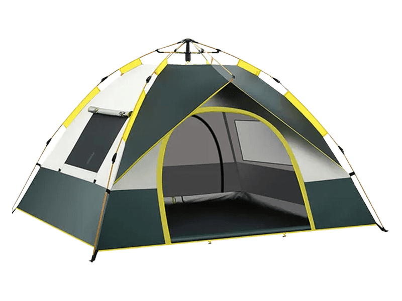 Tente étanche à double porte de camping en plein air