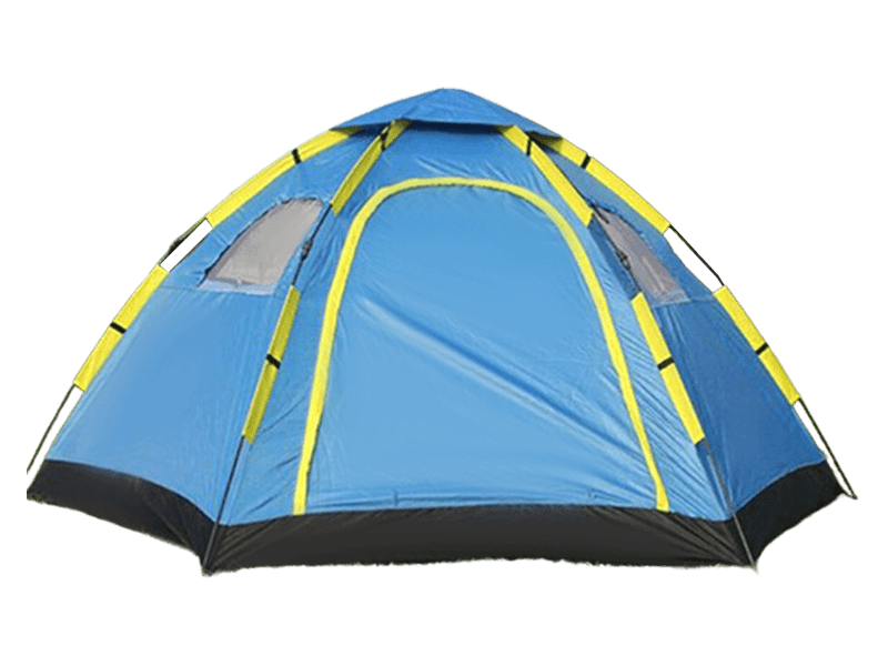 Tente de camping extérieure automatique hexagonale
